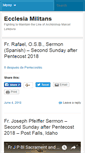 Mobile Screenshot of ecclesiamilitans.com