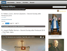 Tablet Screenshot of ecclesiamilitans.com
